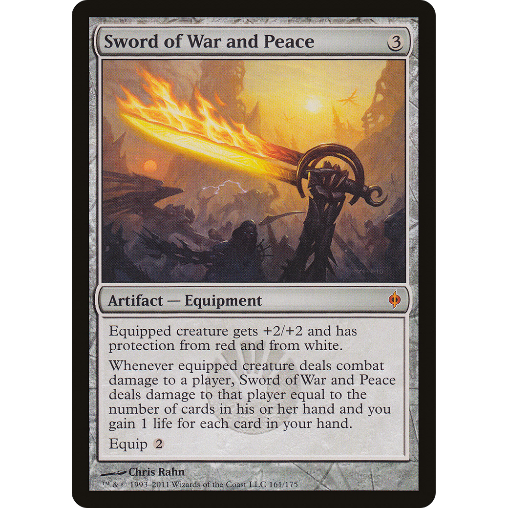 Sword of War and Peace (NPH-161) - New Phyrexia Foil
