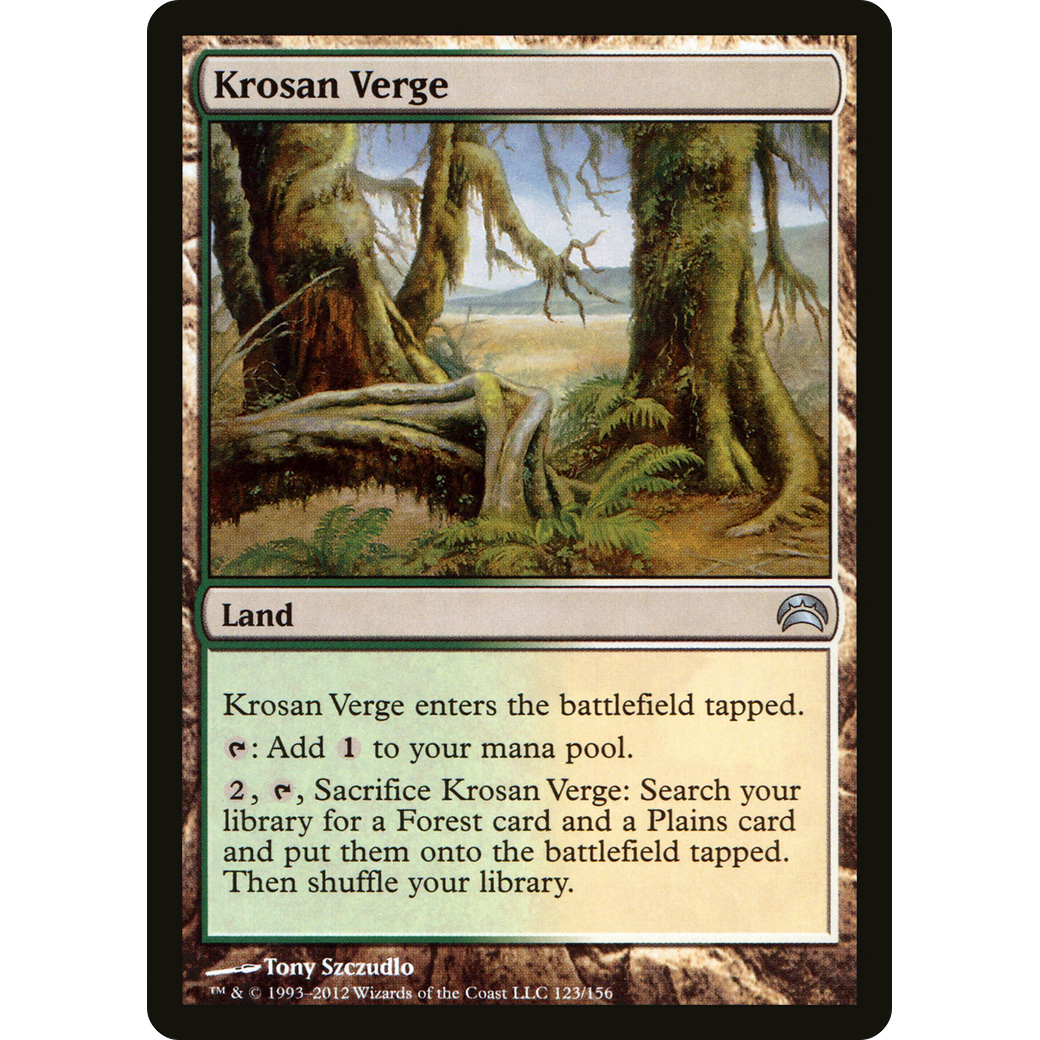 Krosan Verge (PC2-123) - Planechase 2012