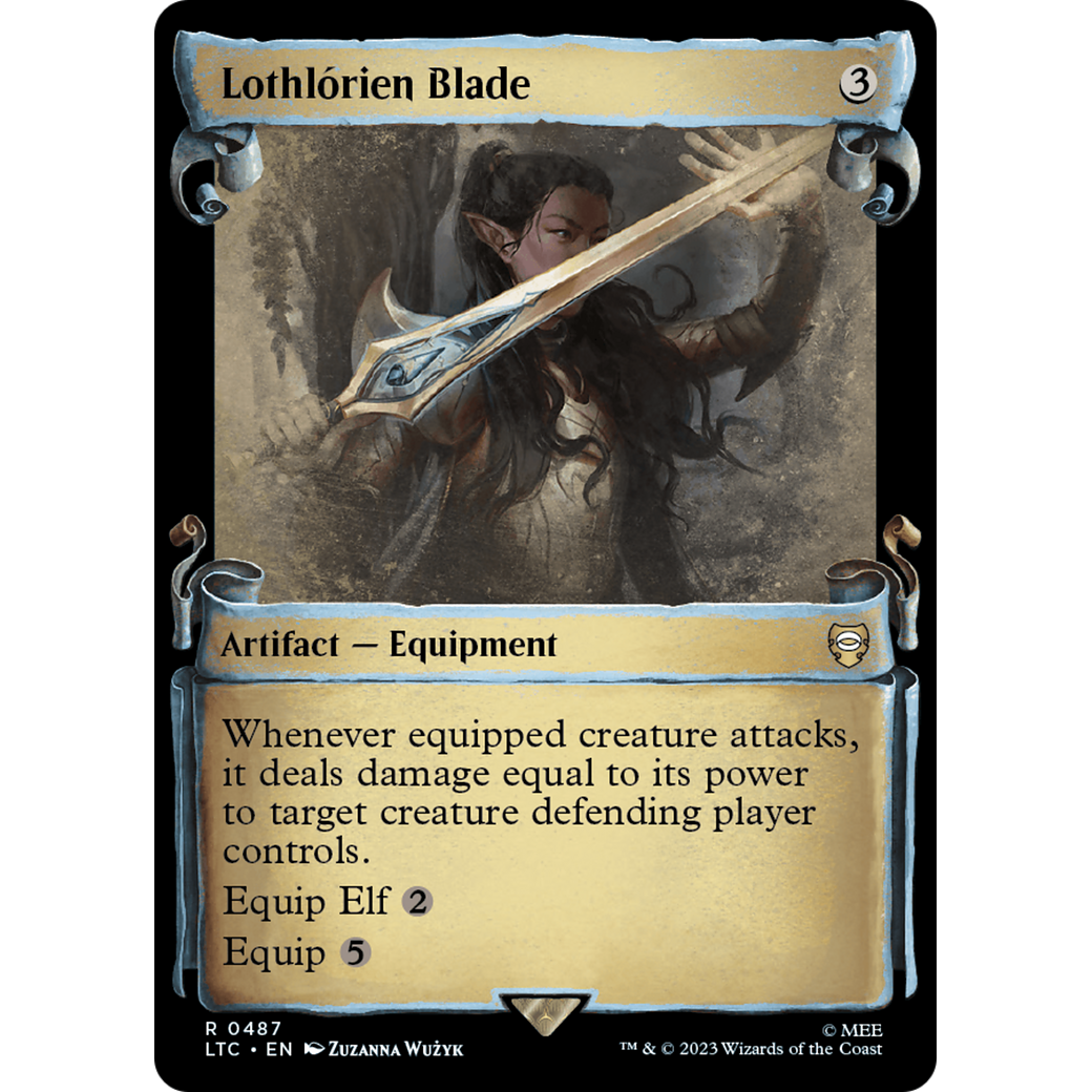 Lothlórien Blade (LTC-487) - Tales of Middle-earth Commander: (Showcase) Foil
