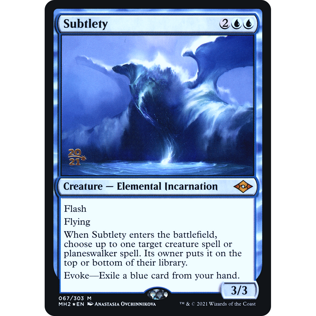 Subtlety (PRE-067) - Modern Horizons 2 Promos Foil