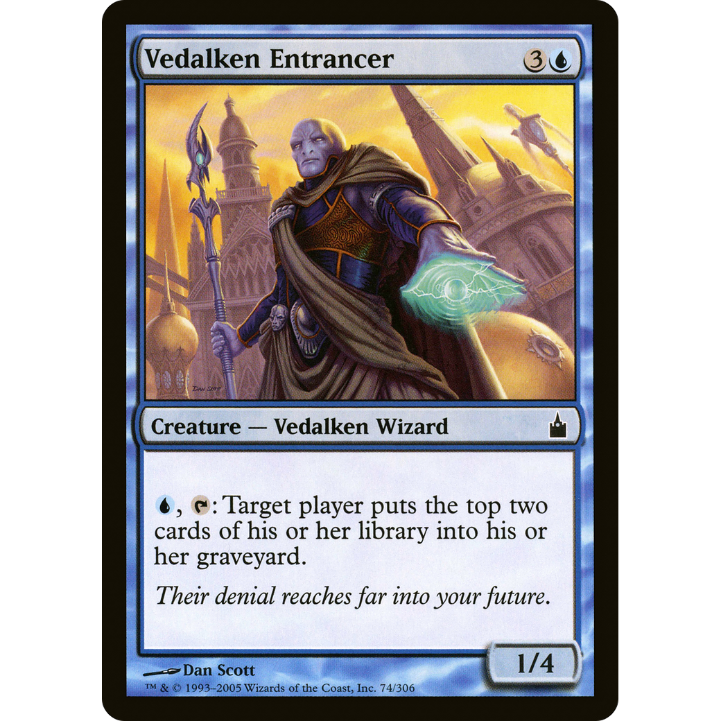 Vedalken Entrancer (RAV-074) - Ravnica: City of Guilds Foil