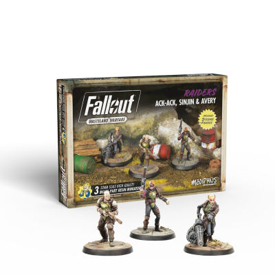 Fallout: Wasteland Warfare - Raiders: Ack Ack,  Sinjin & Avery