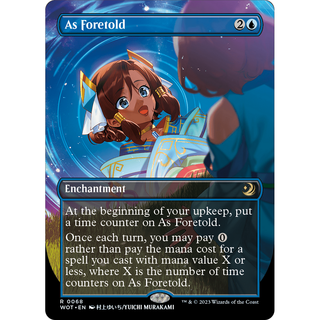 As Foretold (WOT-068) - Wilds of Eldraine: Enchanting Tales (Borderless) Foil