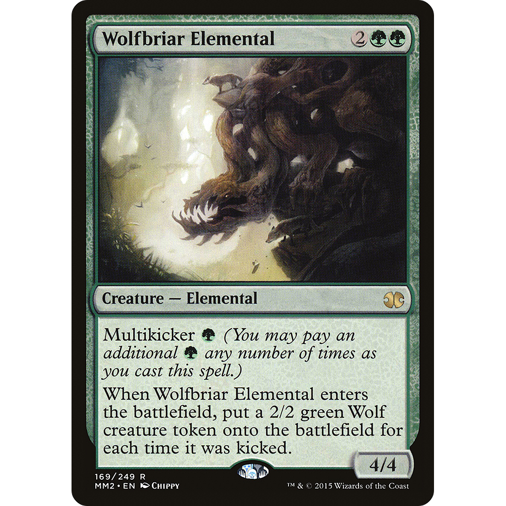 Wolfbriar Elemental (MM2-169) - Modern Masters 2015