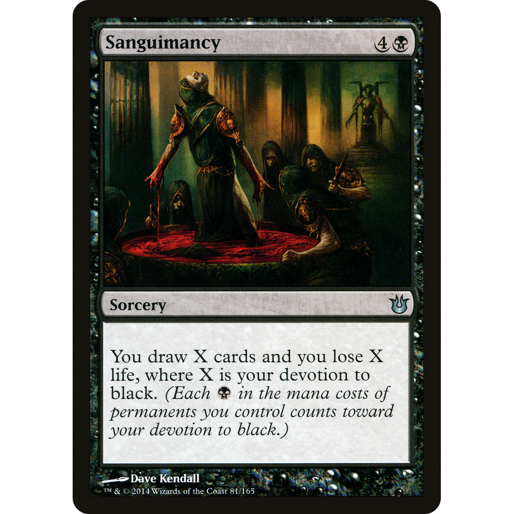 Sanguimancy (BNG-081) - Born of the Gods Foil