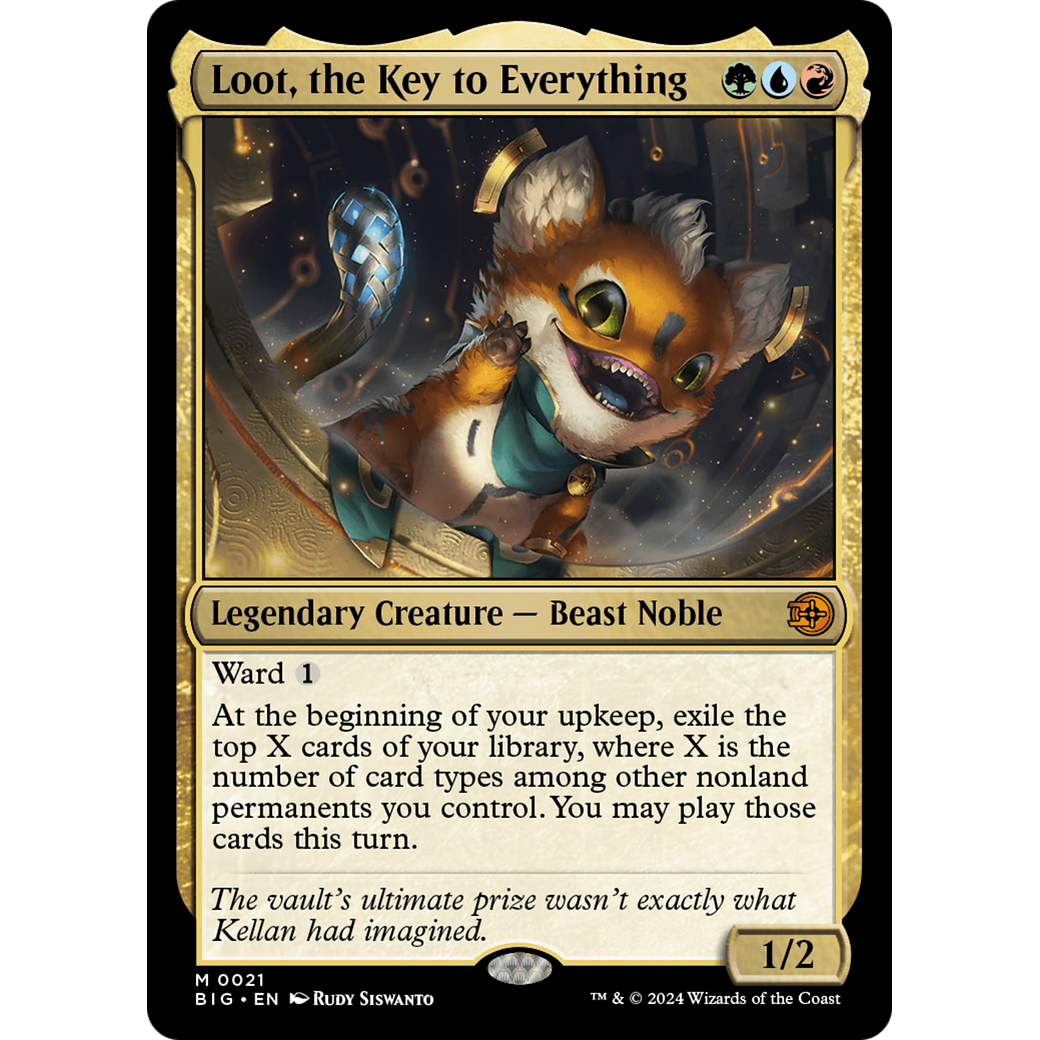 Loot, the Key to Everything (BIG-021) - The Big Score Foil