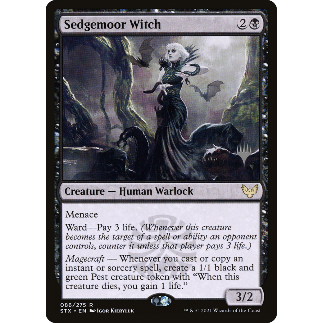 Sedgemoor Witch (PPSTX-086) - Strixhaven: School of Mages Promos Foil