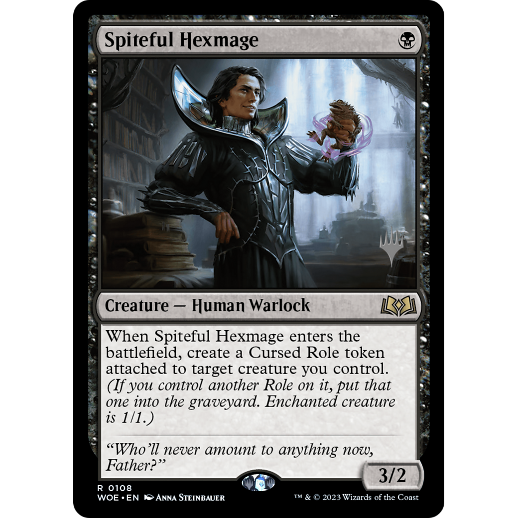 Spiteful Hexmage (PPWOE-108P) - Wilds of Eldraine Promos
