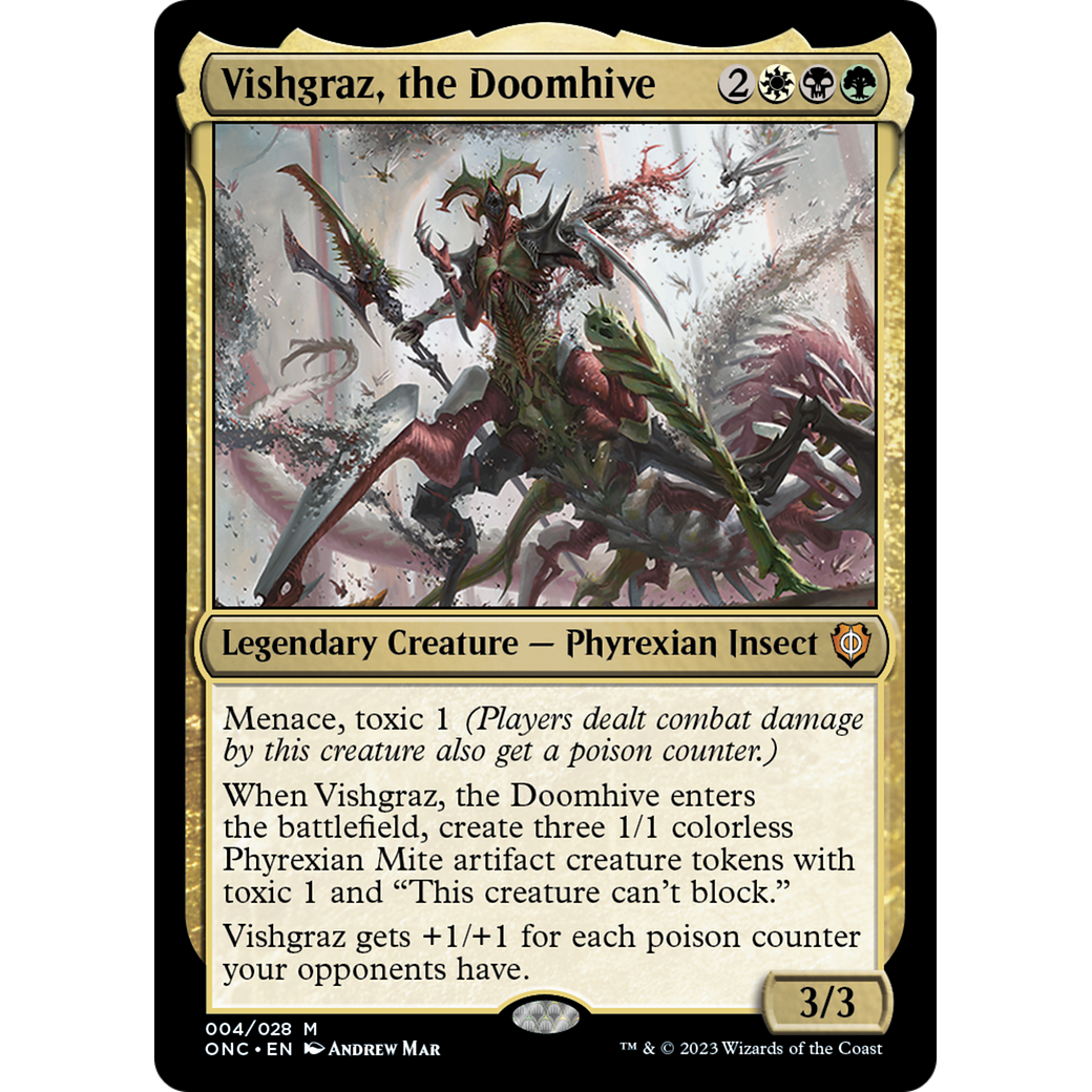 Vishgraz, the Doomhive (ONC-004) - Phyrexia: All Will Be One Commander Foil