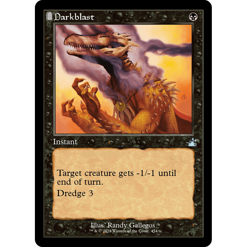 Darkblast (RVR-454) - Ravnica Remastered: (tombstone) Foil