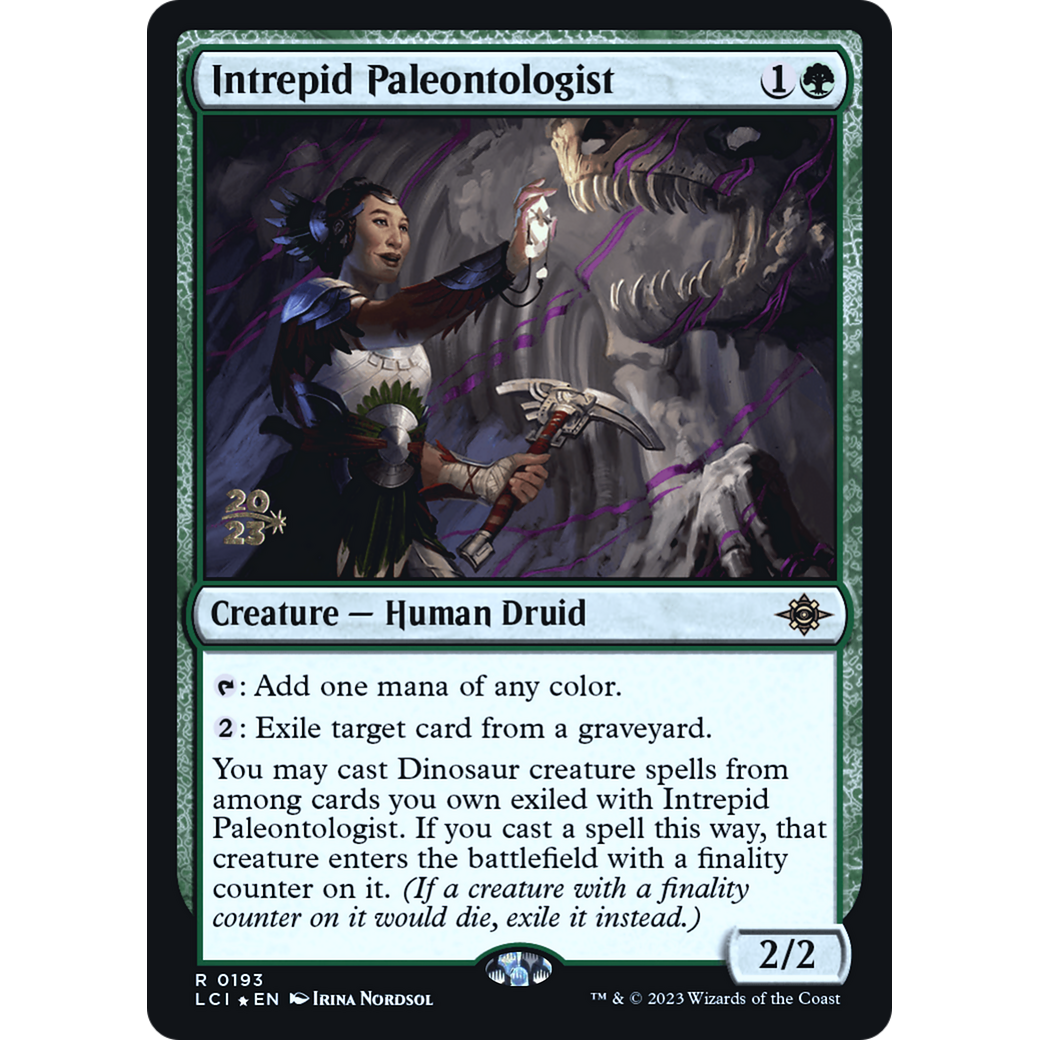Intrepid Paleontologist (PRE-193S) - The Lost Caverns of Ixalan Promos Foil
