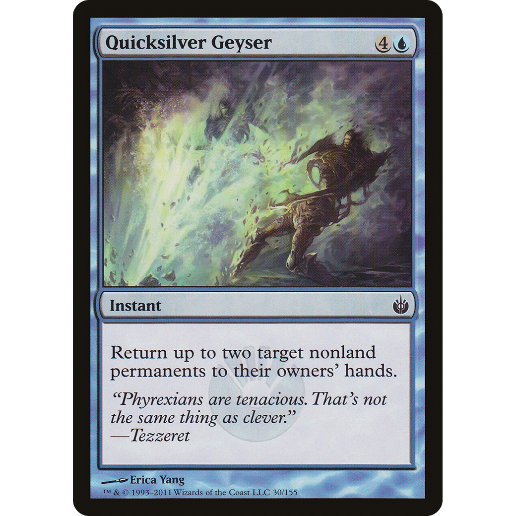Quicksilver Geyser (MBS-030) - Mirrodin Besieged