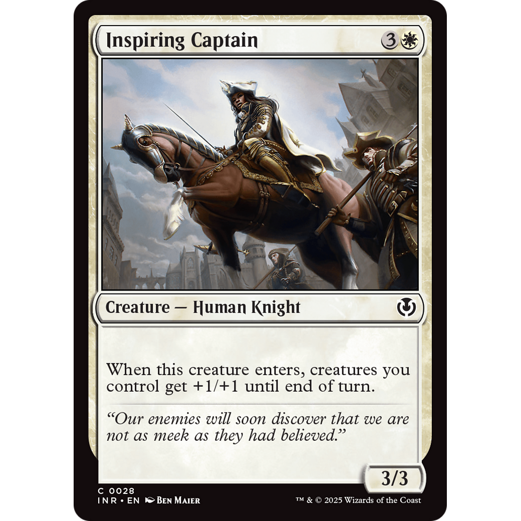 Inspiring Captain (INR-028) - Innistrad Remastered
