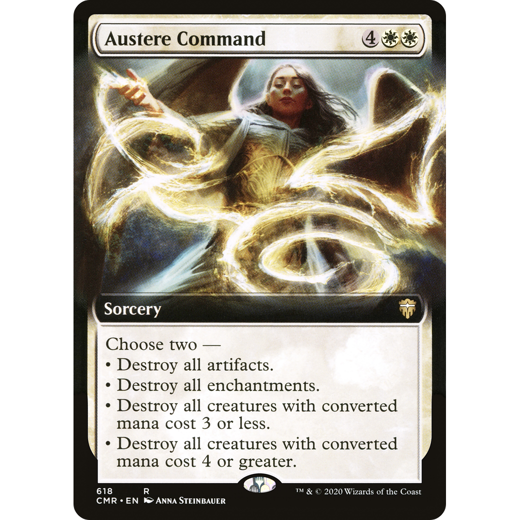 Austere Command (Extended Art) (CMR-618) - Commander Legends: (Extended Art)