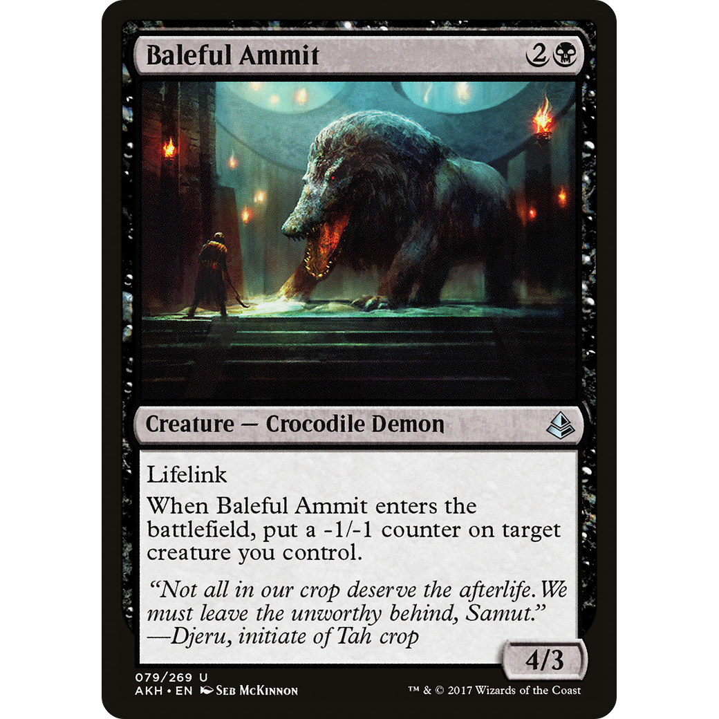 Baleful Ammit (AKH-079) - Amonkhet