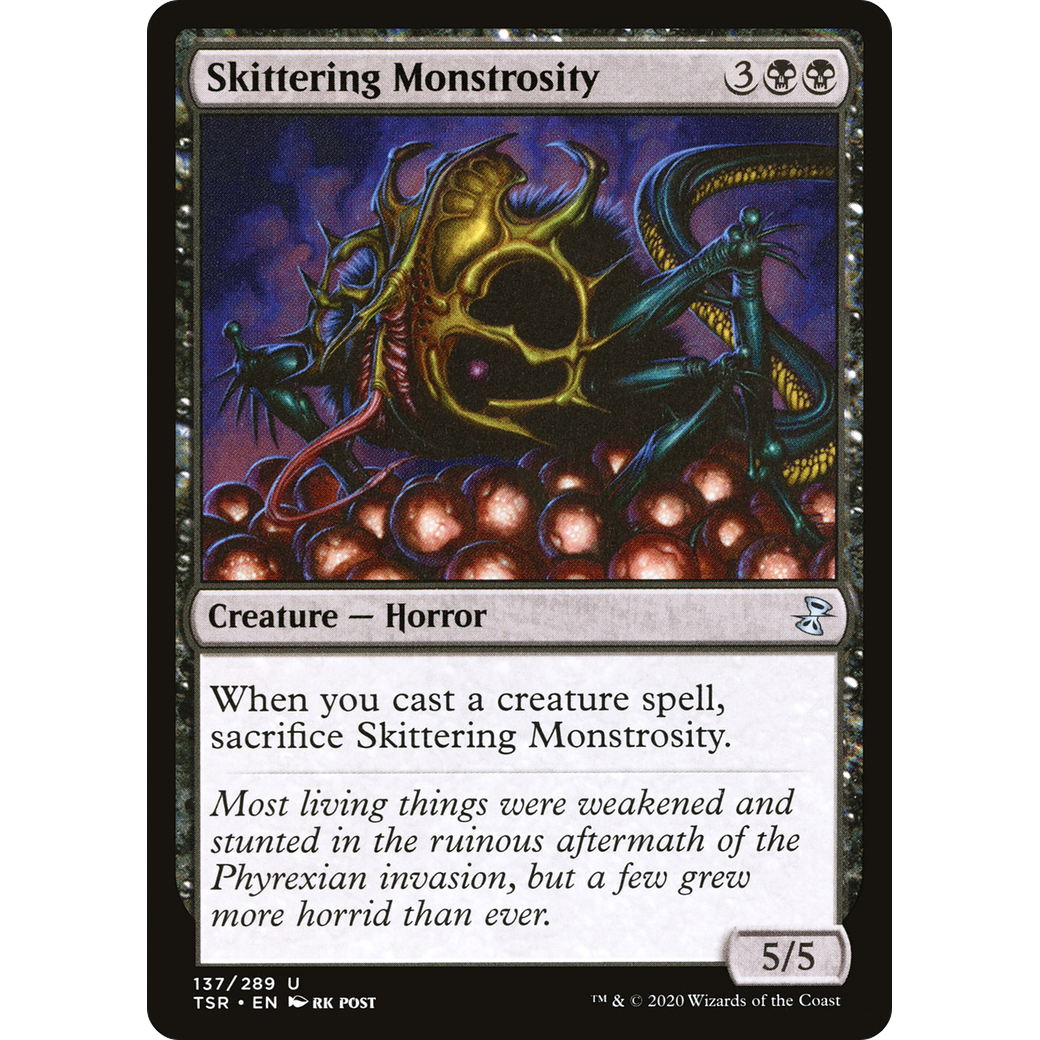 Skittering Monstrosity (TSR-137) - Time Spiral Remastered Foil