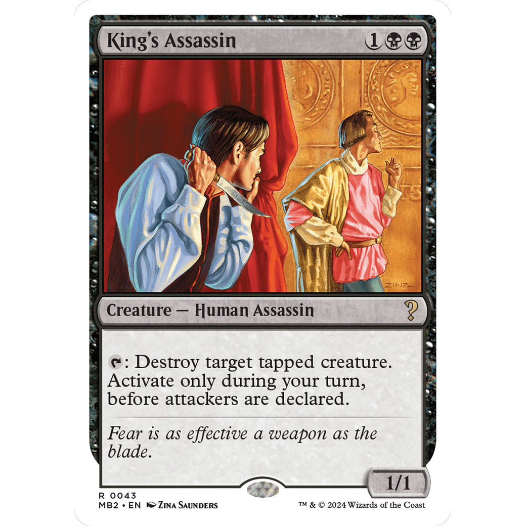 King's Assassin (White Border) (MB2-043) - Mystery Booster 2