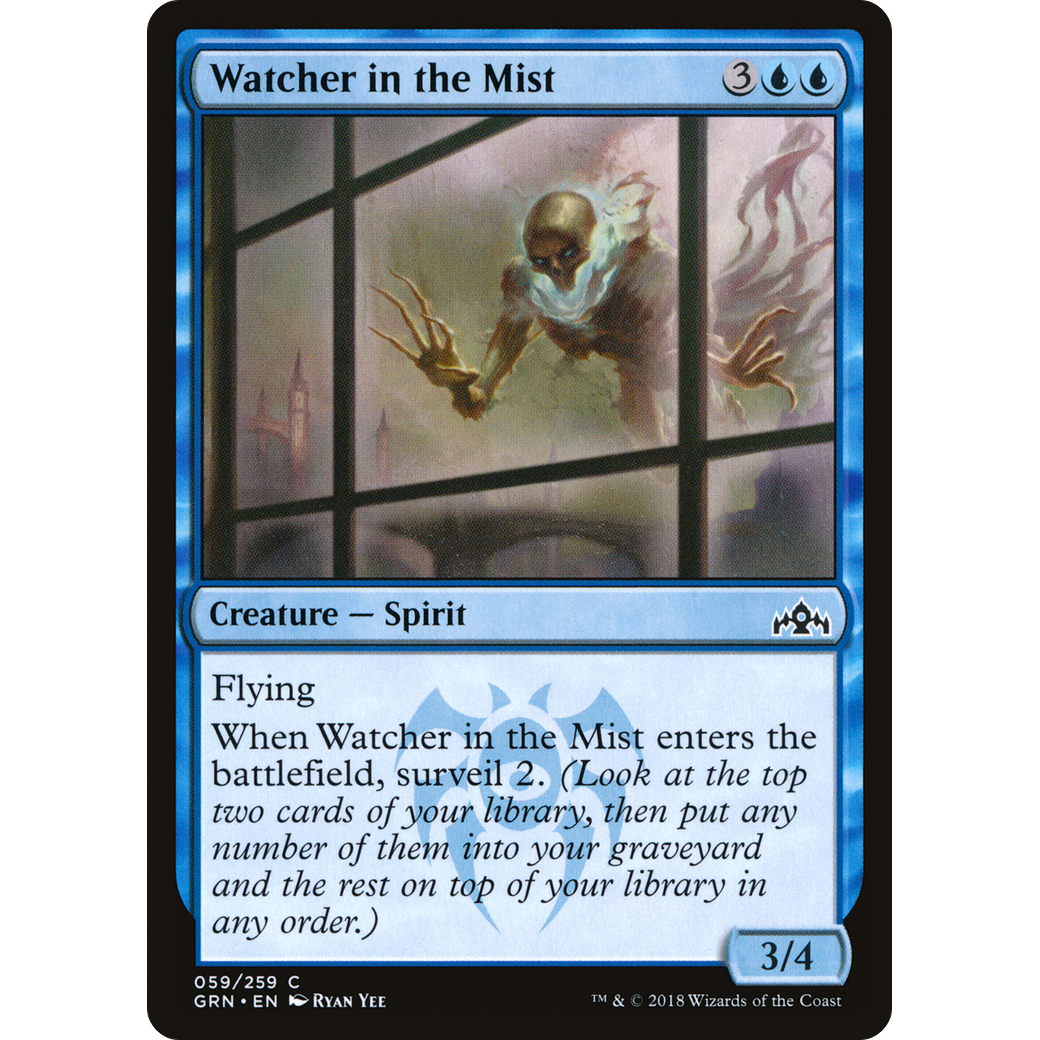 Watcher in the Mist (GRN-059) - Guilds of Ravnica Foil