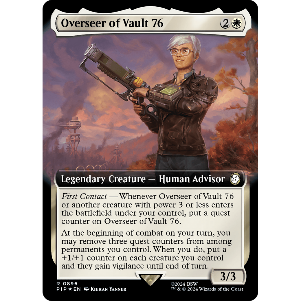 Overseer of Vault 76 (PIP-896) - Fallout: (Extended Art) Foil