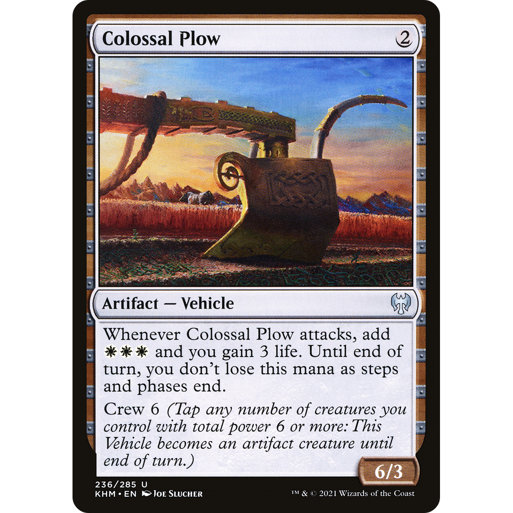 Colossal Plow (KHM-236) - Kaldheim Foil