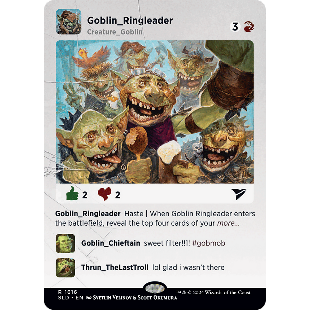 Goblin Ringleader (SLD-1616) - Secret Lair Drop (Borderless)