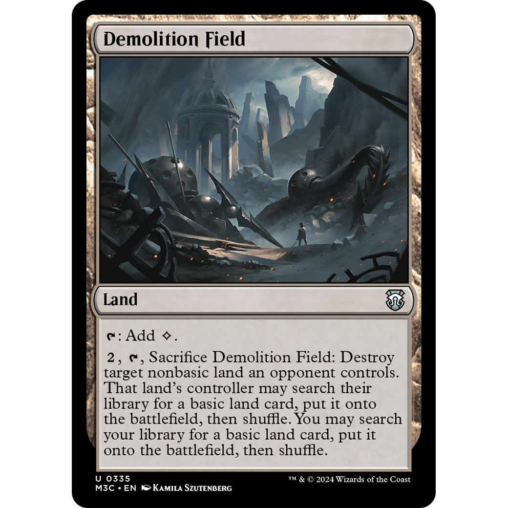 Demolition Field (M3C-335) - Modern Horizons 3 Commander Foil