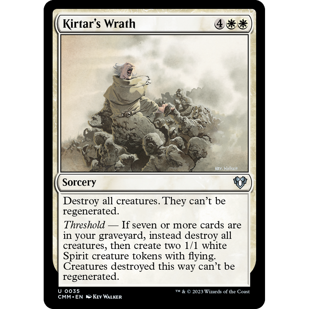 Kirtar's Wrath (CMM-035) - Commander Masters