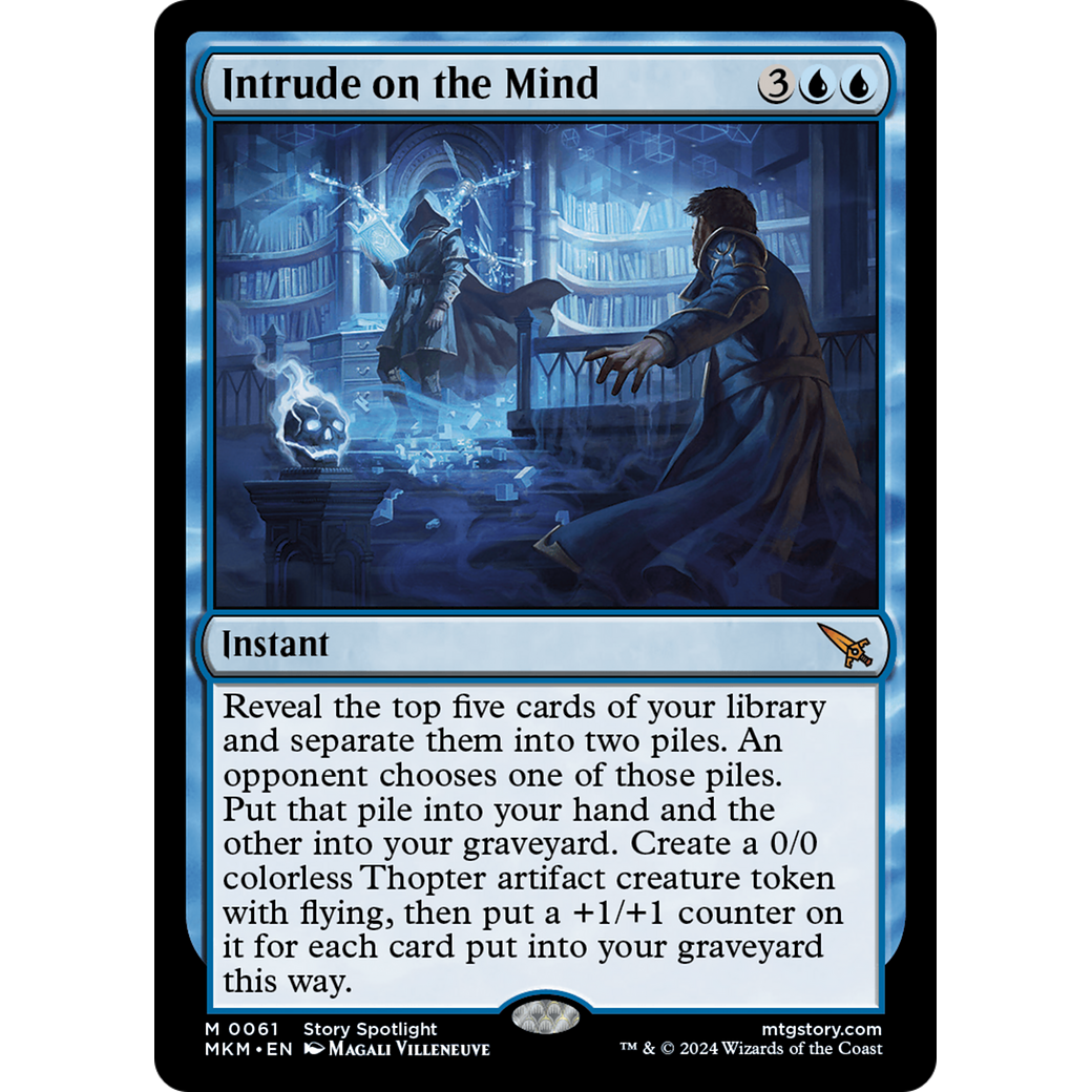 Intrude on the Mind (MKM-061) - Murders at Karlov Manor Foil