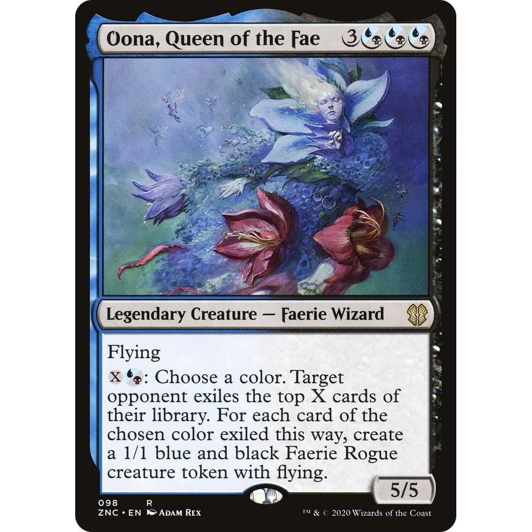 Oona, Queen of the Fae (ZNC-098) - Zendikar Rising Commander
