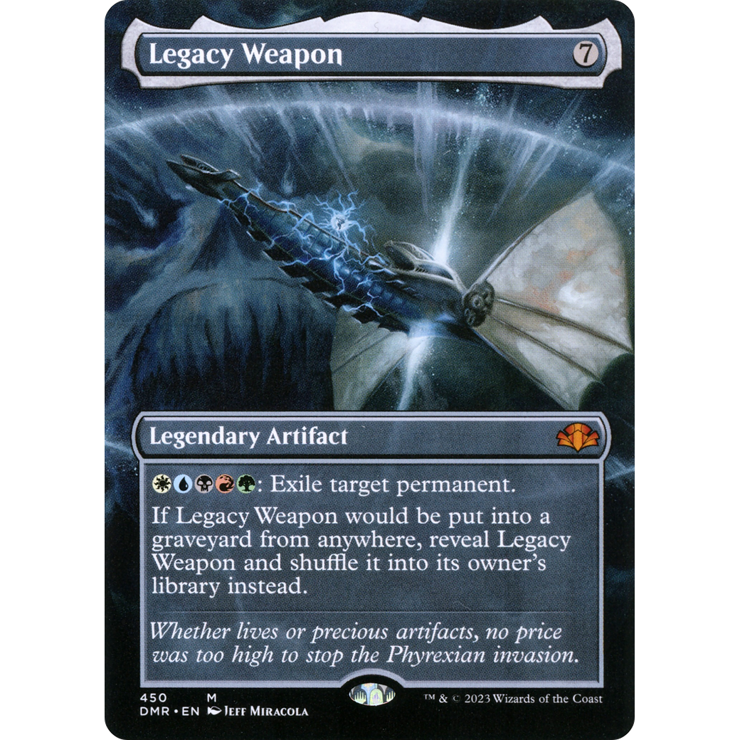 Legacy Weapon (Borderless) (DMR-450) - Dominaria Remastered (Borderless) Foil