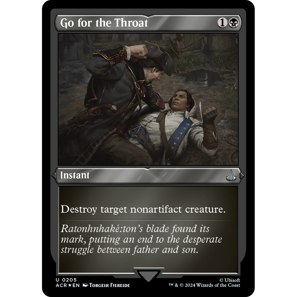 Go for the Throat (ACR-205) - Assassin's Creed Etched Foil
