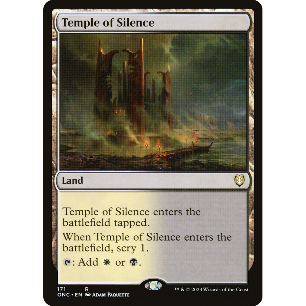 Temple of Silence (ONC-171) - Phyrexia: All Will Be One Commander