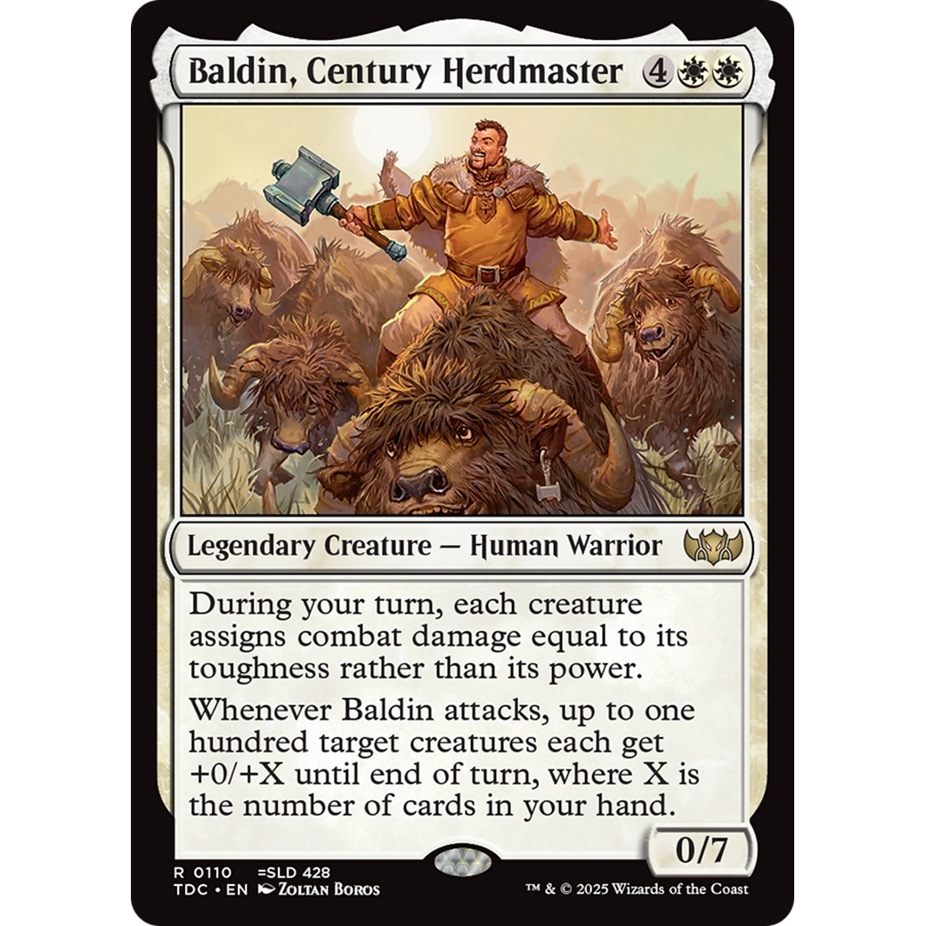 Baldin, Century Herdmaster (TDC-110) - Commander: Tarkir: Dragonstorm