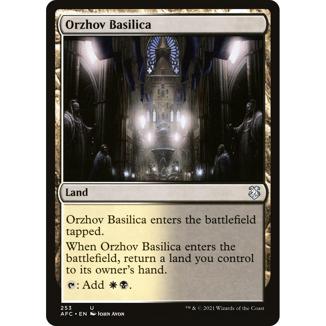 Orzhov Basilica (AFC-253) - Forgotten Realms Commander