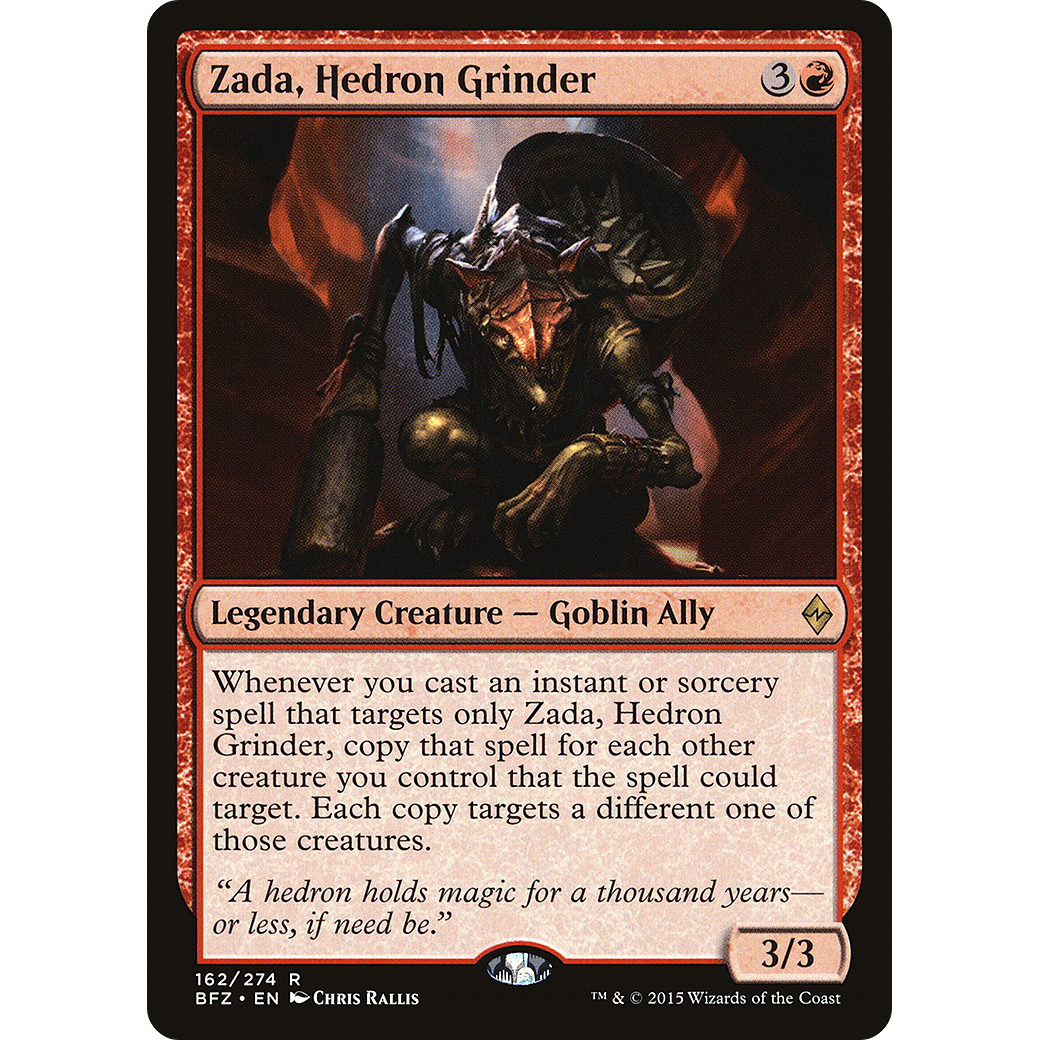 Zada, Hedron Grinder (BFZ-162) - Battle for Zendikar Foil