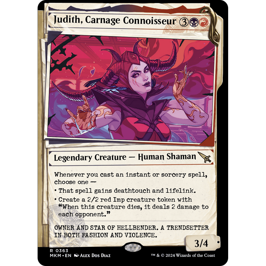 Judith, Carnage Connoisseur (MKM-363) - Murders at Karlov Manor: (Showcase)