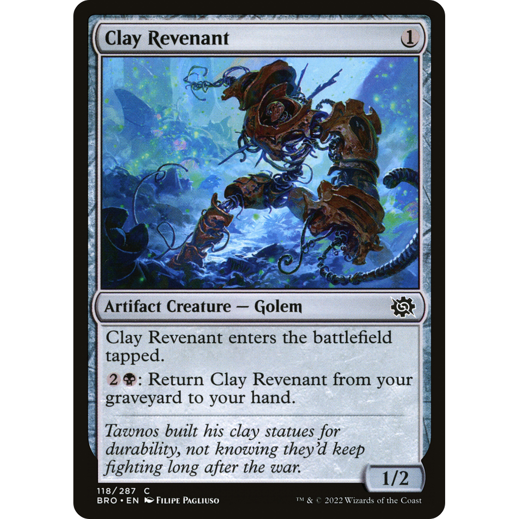 Clay Revenant (BRO-118) - The Brothers' War Foil