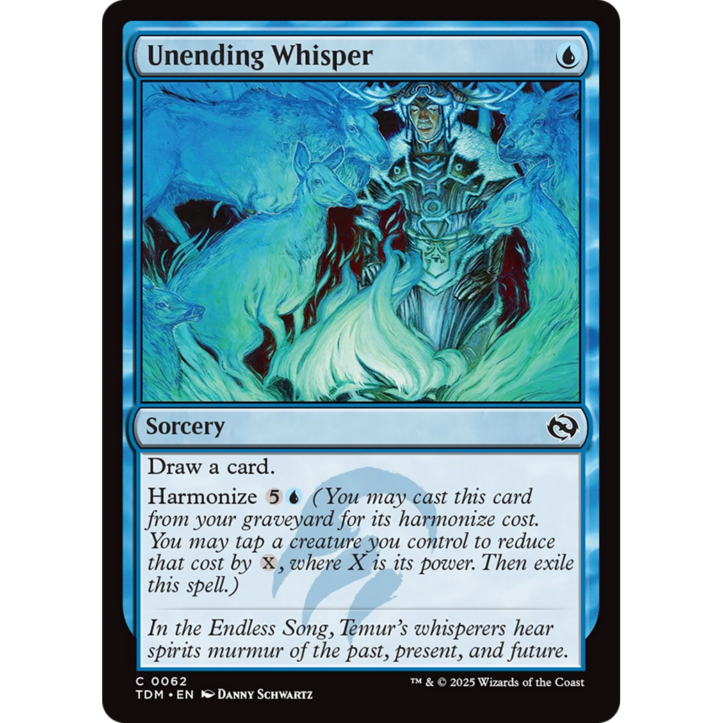 Unending Whisper (TDM-062) - Tarkir: Dragonstorm