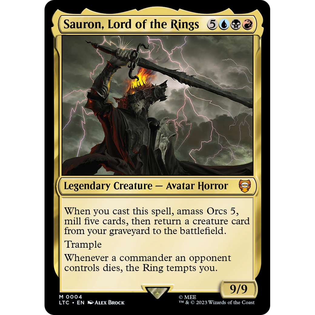 Sauron, Lord of the Rings (LTC-004) - Tales of Middle-earth Commander
