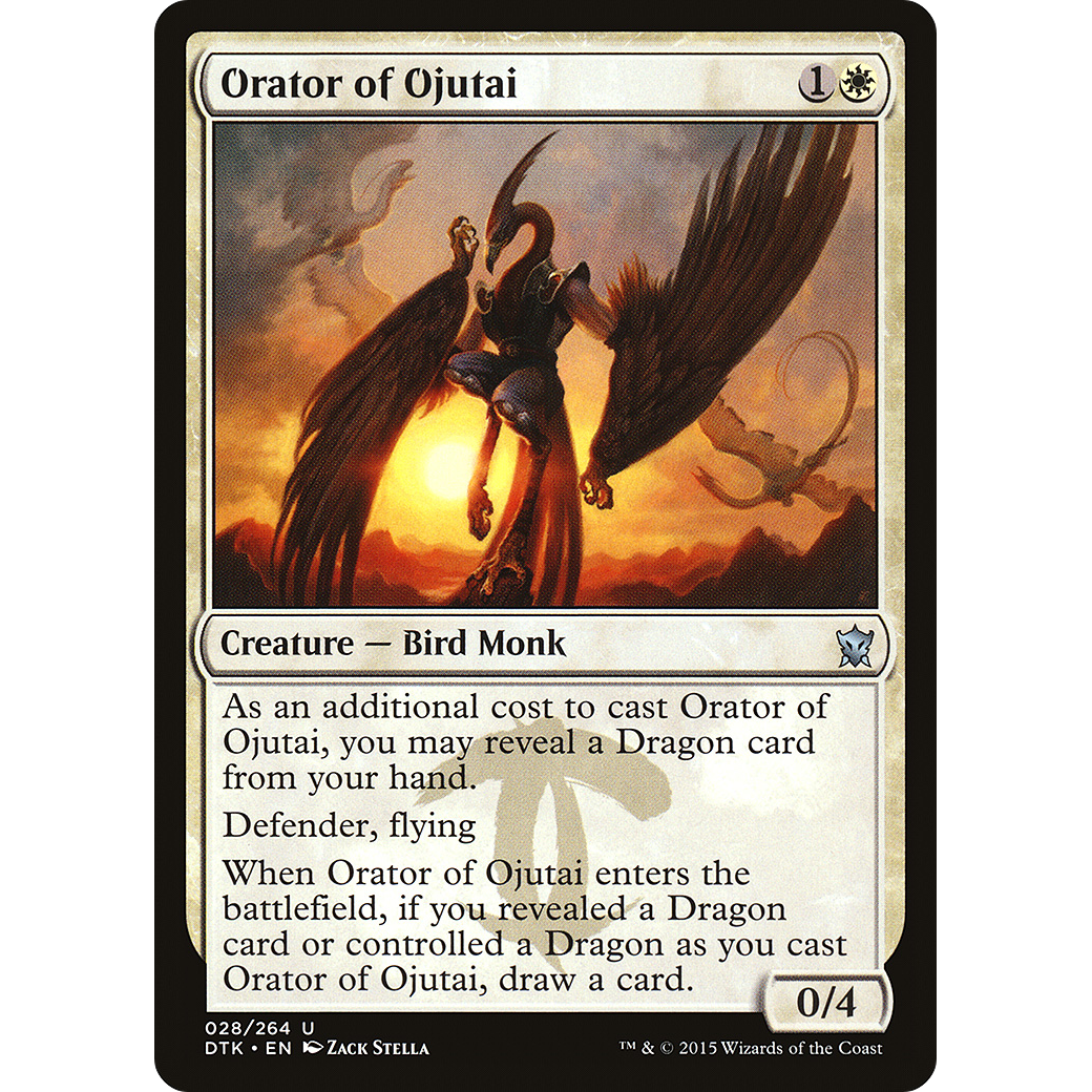 Orator of Ojutai (DTK-028) - Dragons of Tarkir Foil