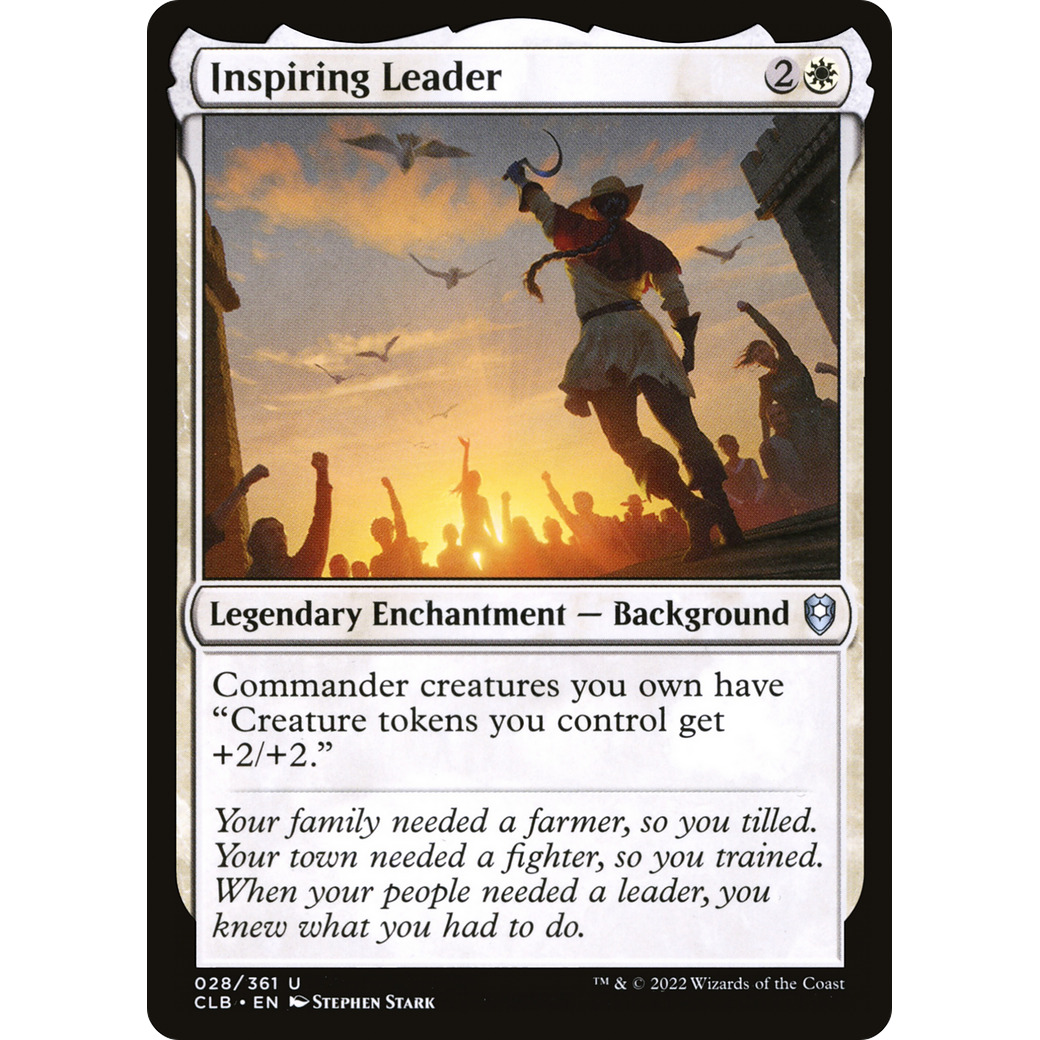 Inspiring Leader (CLB-028) - Commander Legends: Battle for Baldur's Gate
