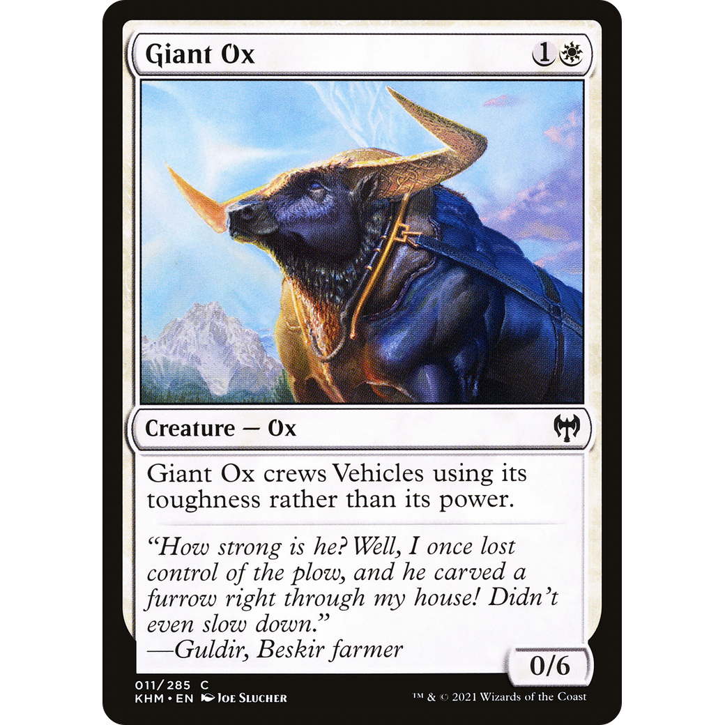 Giant Ox (KHM-011) - Kaldheim