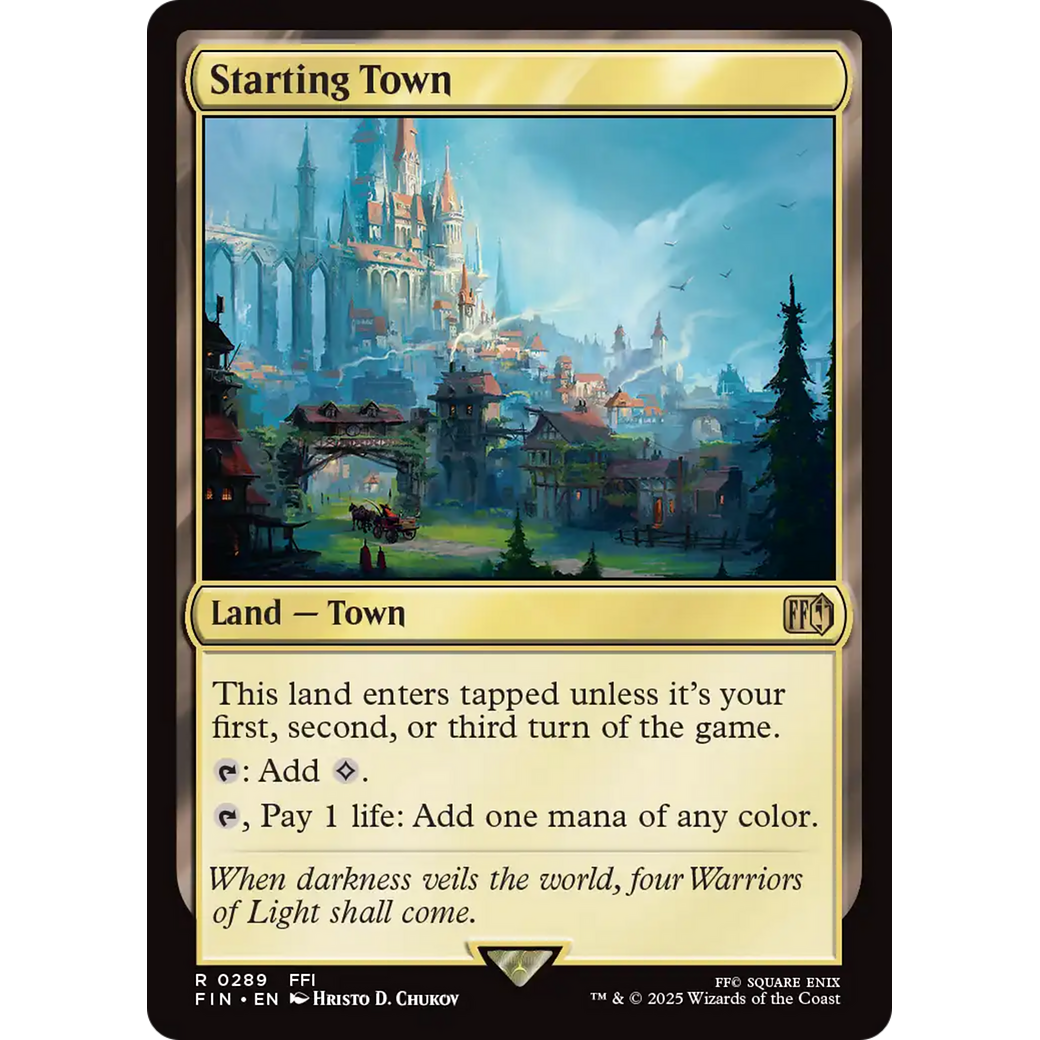 Starting Town (FIN-289) - FINAL FANTASY