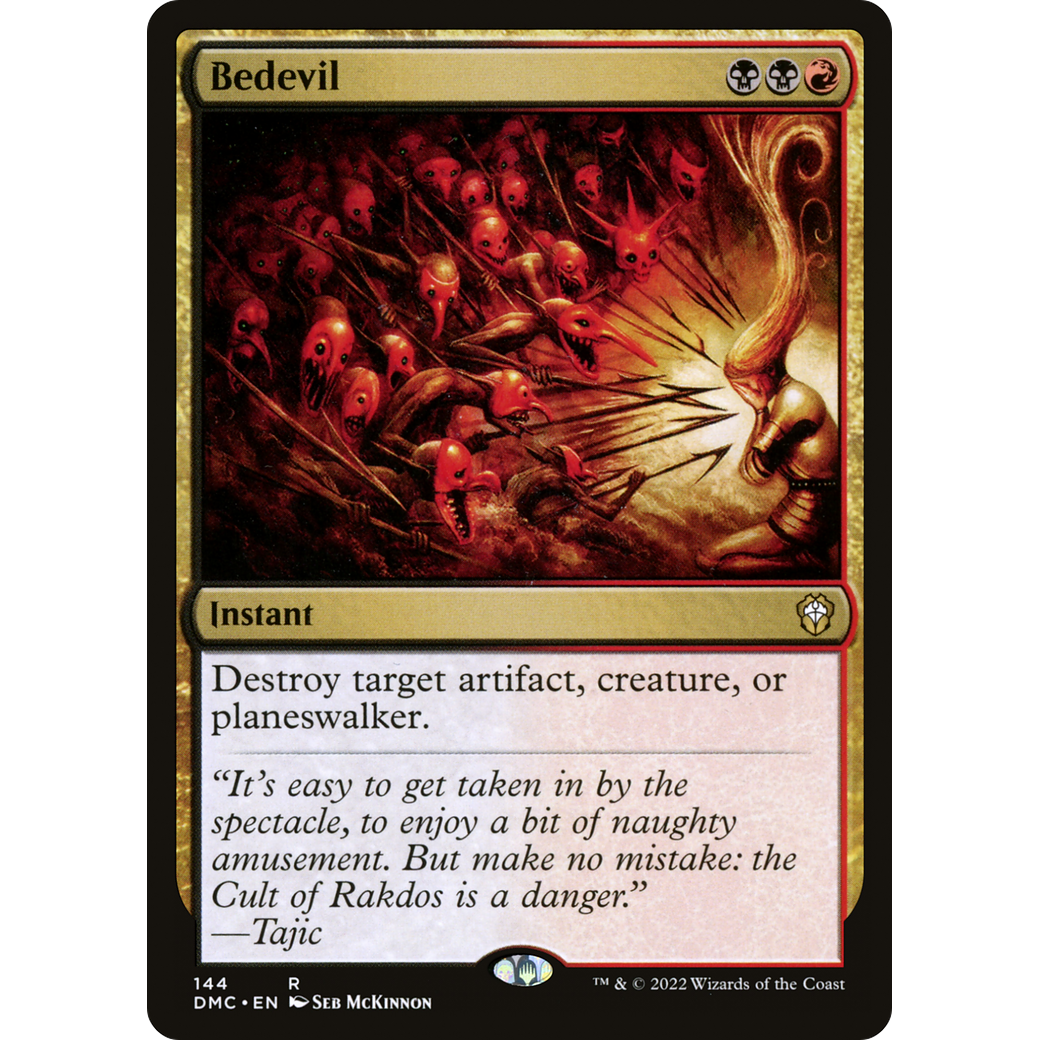 Bedevil (DMC-144) - Dominaria United Commander