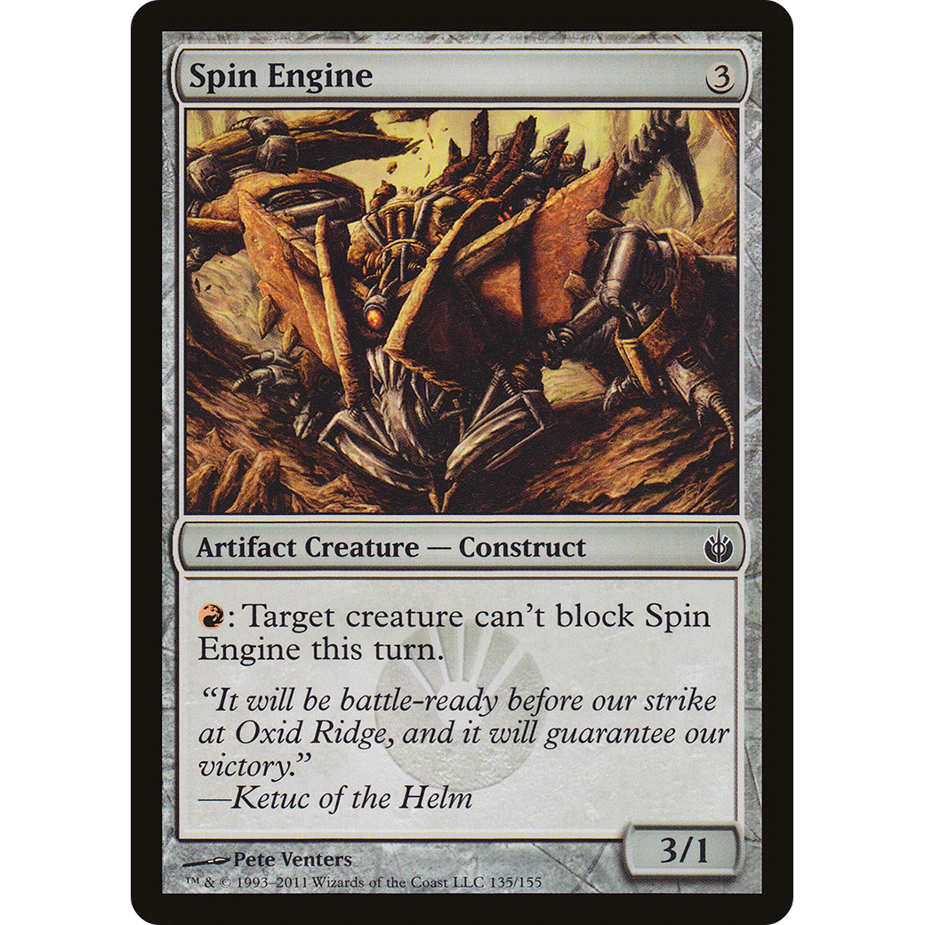 Spin Engine (MBS-135) - Mirrodin Besieged
