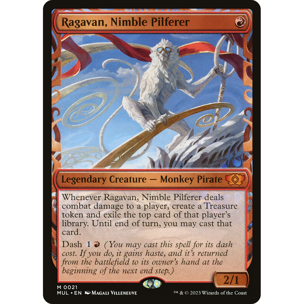 Ragavan, Nimble Pilferer (MUL-021) - Multiverse Legends: (Showcase)