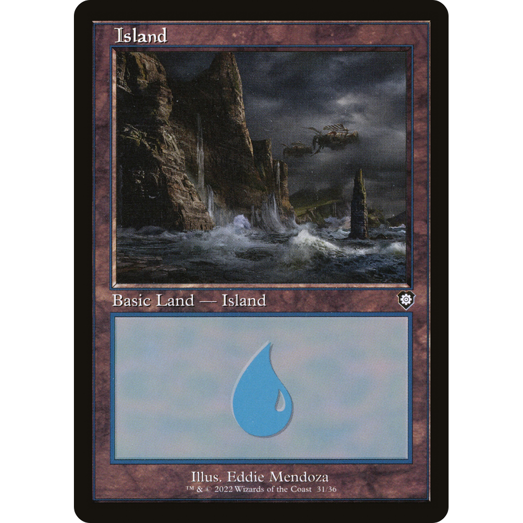 Island (31) (Retro Frame) (BRC-031) - The Brothers' War Commander