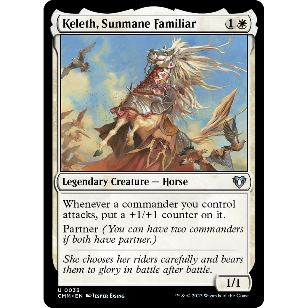 Keleth, Sunmane Familiar (CMM-033) - Commander Masters