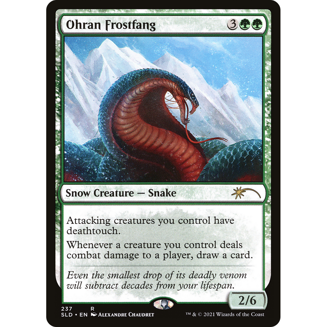 Ohran Frostfang (SLD-237) - Secret Lair Drop: (snow)