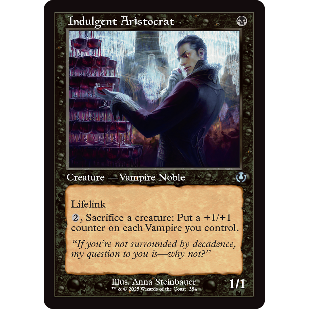 Indulgent Aristocrat (INR-384) - Innistrad Remastered Foil